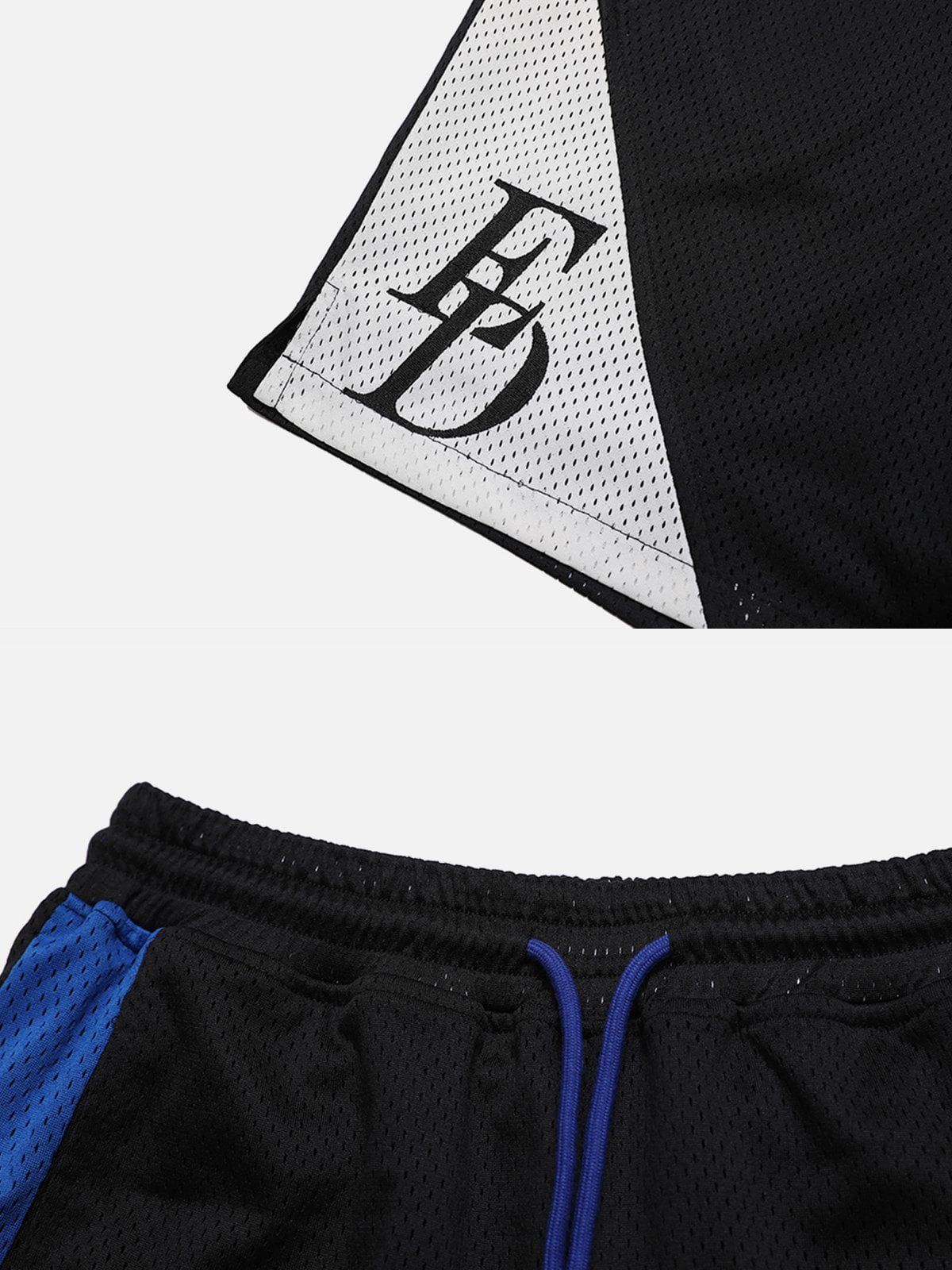 Aelfric Eden Patchwork Athletic Shorts sold by Aelfric Eden product image thumbnail 4