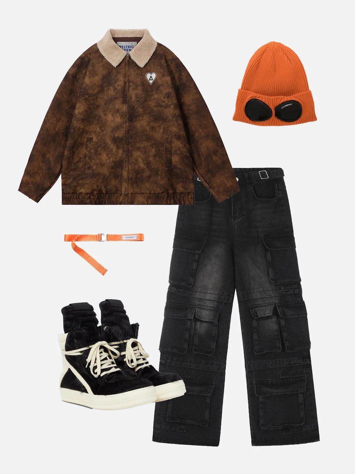 Aelfric Eden Reversible Collar Faux Leather Jacket sold by Aelfric Eden product image thumbnail 3