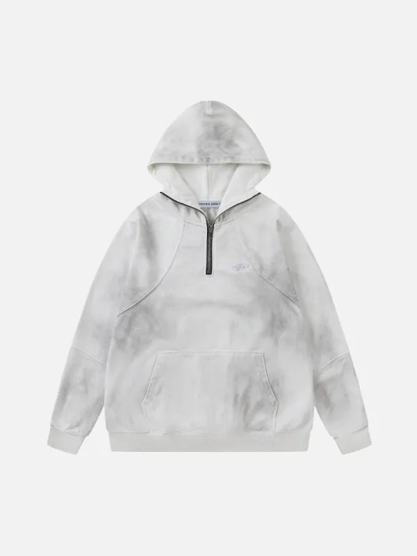 Aelfric Eden Vintage Textured Zip Collar Hoodie sold by Aelfric Eden