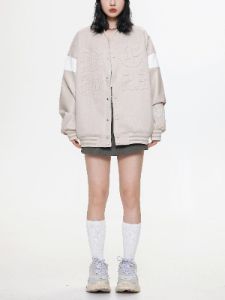 Aelfric Eden Letters Embossing Varsity Jacket sold by Aelfric Eden