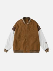Aelfric Eden Letters Embossing Varsity Jacket sold by Aelfric Eden