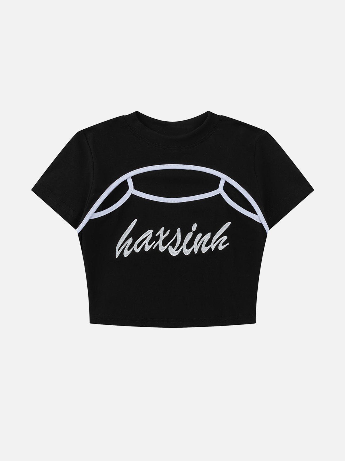 Patchwork Letter Print Tee sold by Aelfric Eden product image thumbnail 3