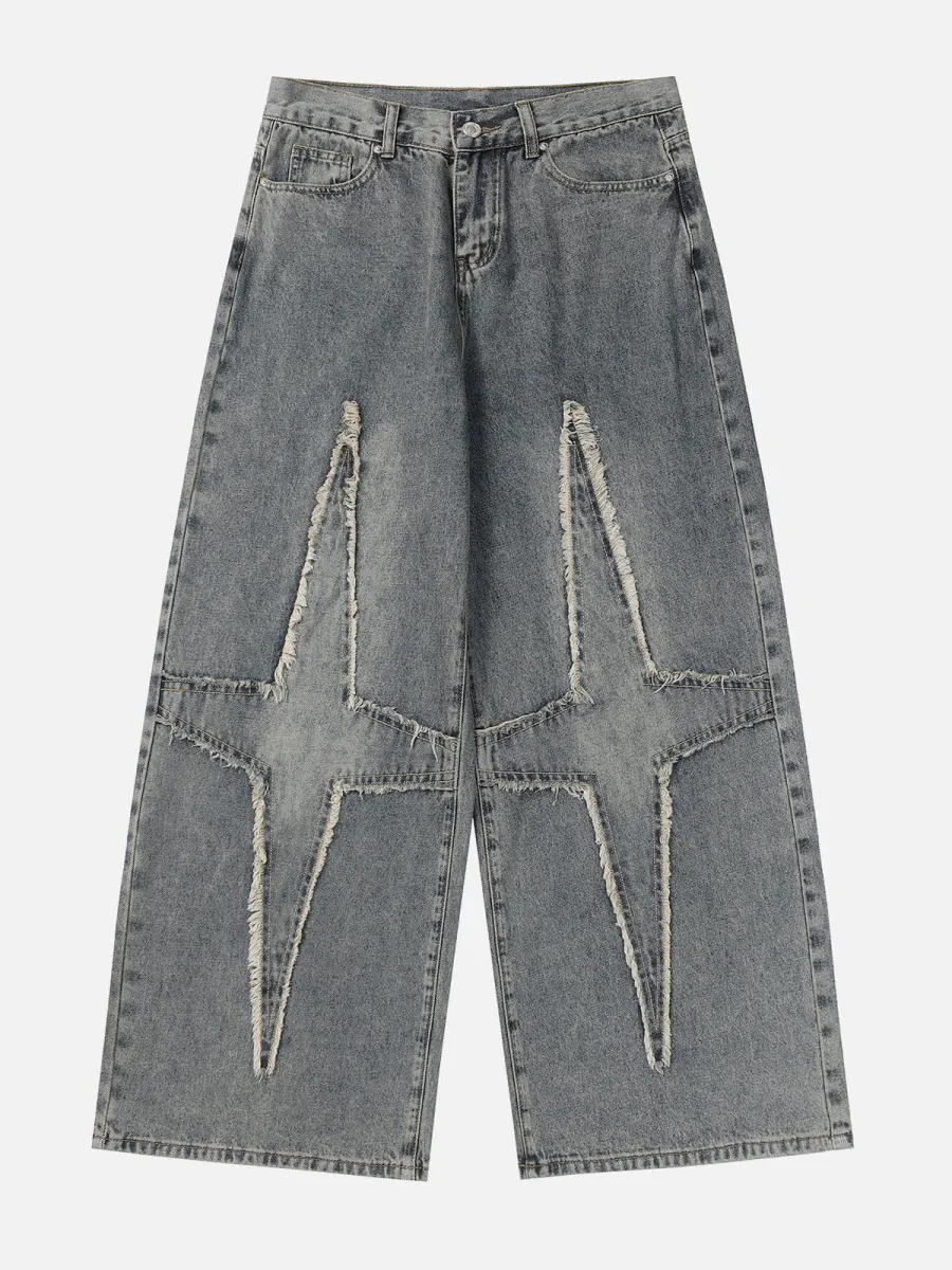 Aelfric Eden Fringe Star Loose Jeans | Parallel