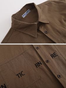 Aelfric Eden Letter Embroidery Short Sleeve Shirts sold by Aelfric Eden