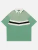 Aelfric Eden Stripe Washed Polo Tee sold by Aelfric Eden