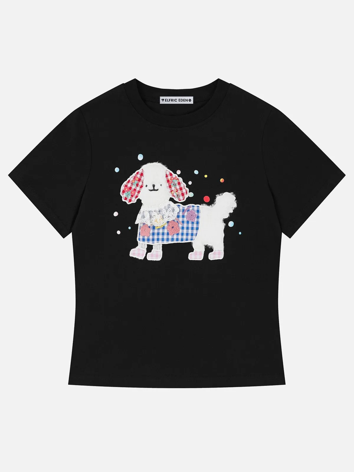 Aelfric Eden Cute Plaid Dog Tee sold by Aelfric Eden product image thumbnail 3