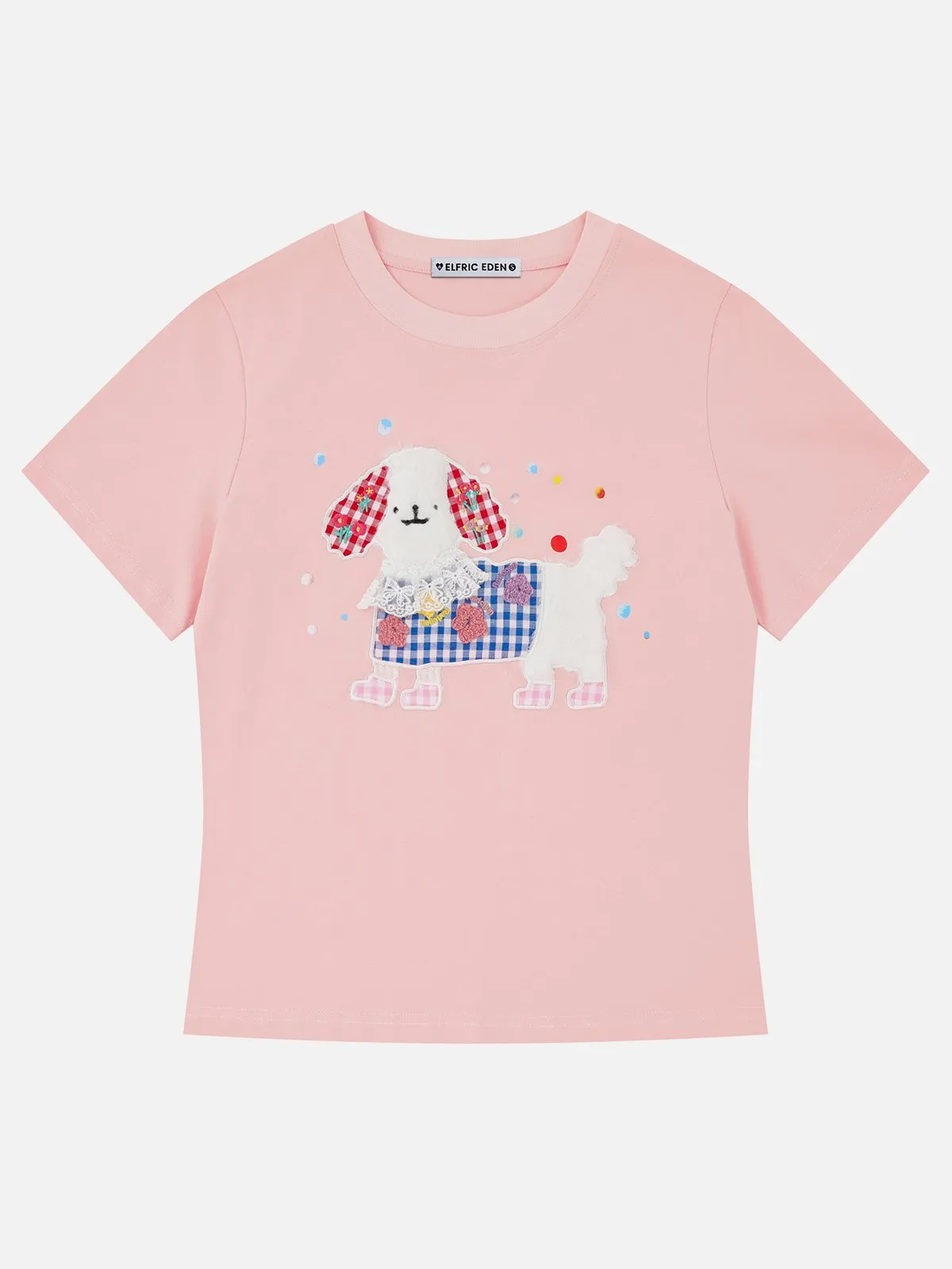 Aelfric Eden Cute Plaid Dog Tee sold by Aelfric Eden