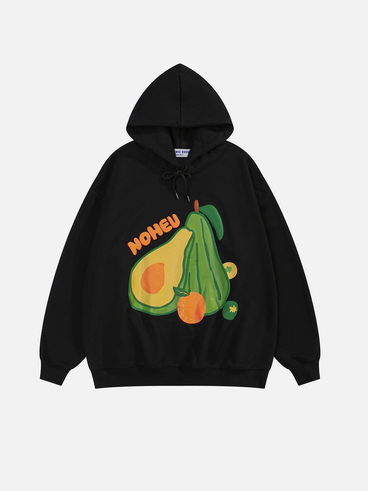 Aelfric Eden Cartoon Avocado Print Hoodie sold by Aelfric Eden product image thumbnail 2