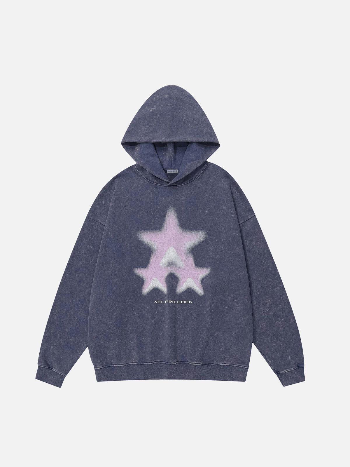 Aelfric Eden Blurring Star Graphic Washed Pullover Hoodie sold by Aelfric Eden