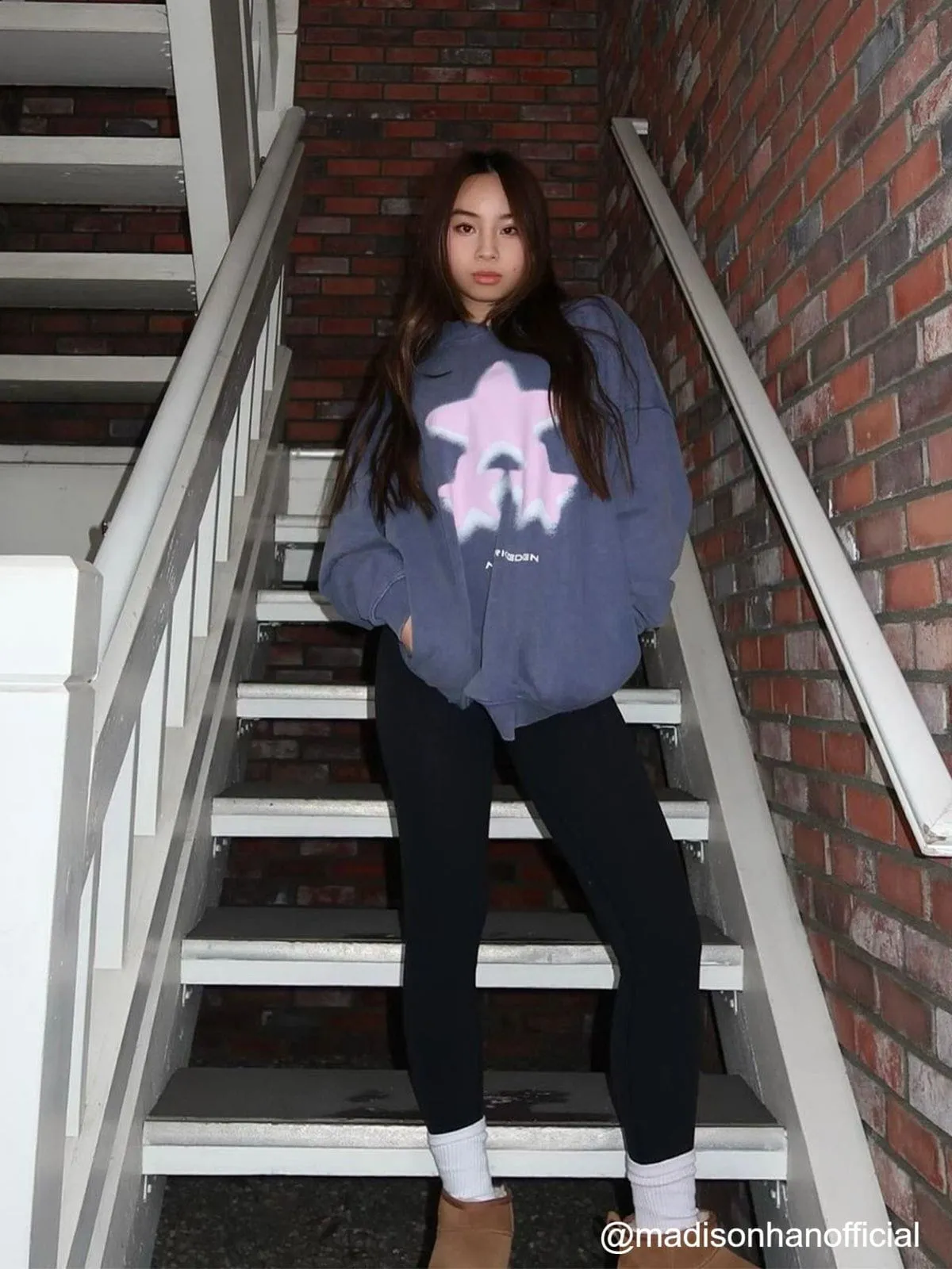 Aelfric Eden Oversized Blurring Star Hoodie sold by Aelfric Eden product image thumbnail 2