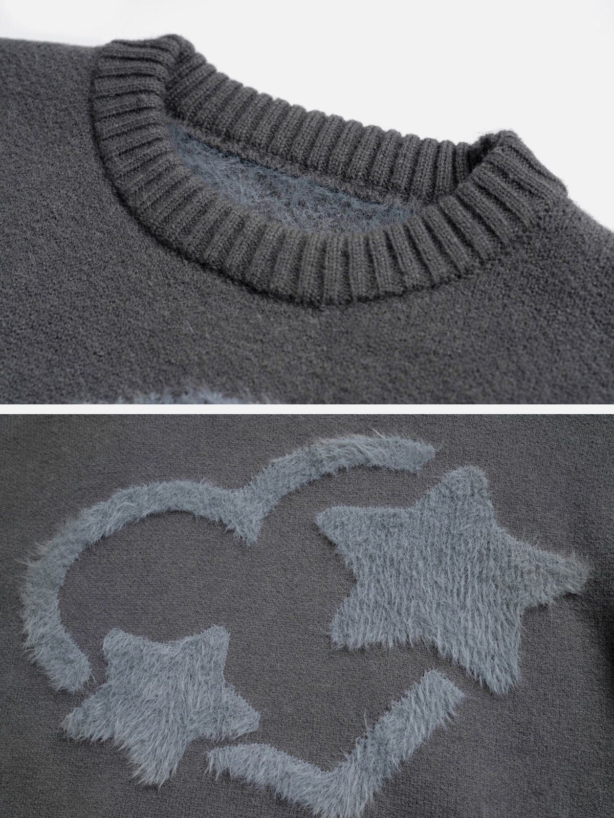 Aelfric Eden Vintage Flocked Embroidery Sweater sold by Aelfric Eden product image thumbnail 5