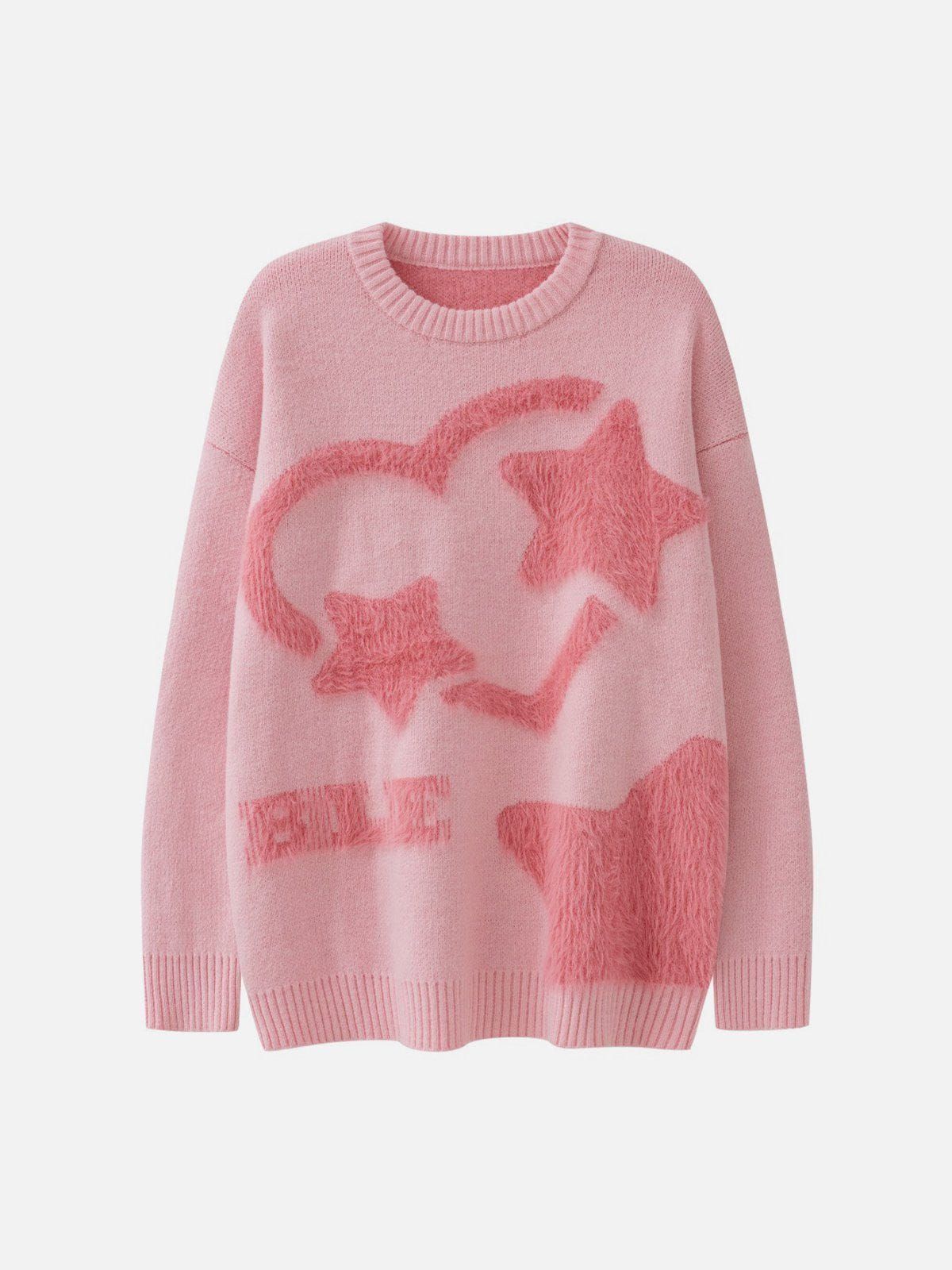 Aelfric Eden Vintage Flocked Embroidery Sweater sold by Aelfric Eden product image thumbnail 3