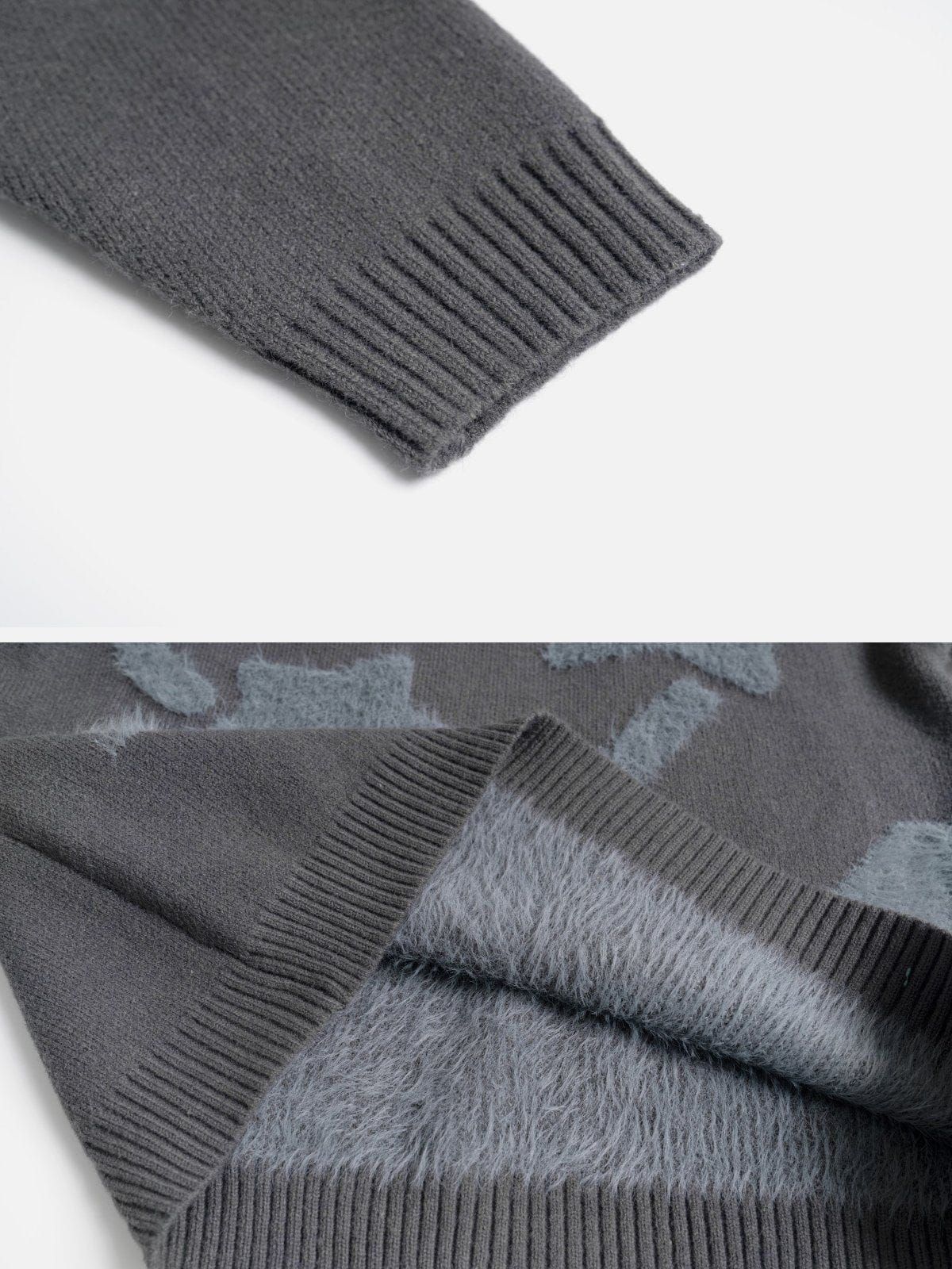 Aelfric Eden Vintage Flocked Embroidery Sweater sold by Aelfric Eden product image thumbnail 6