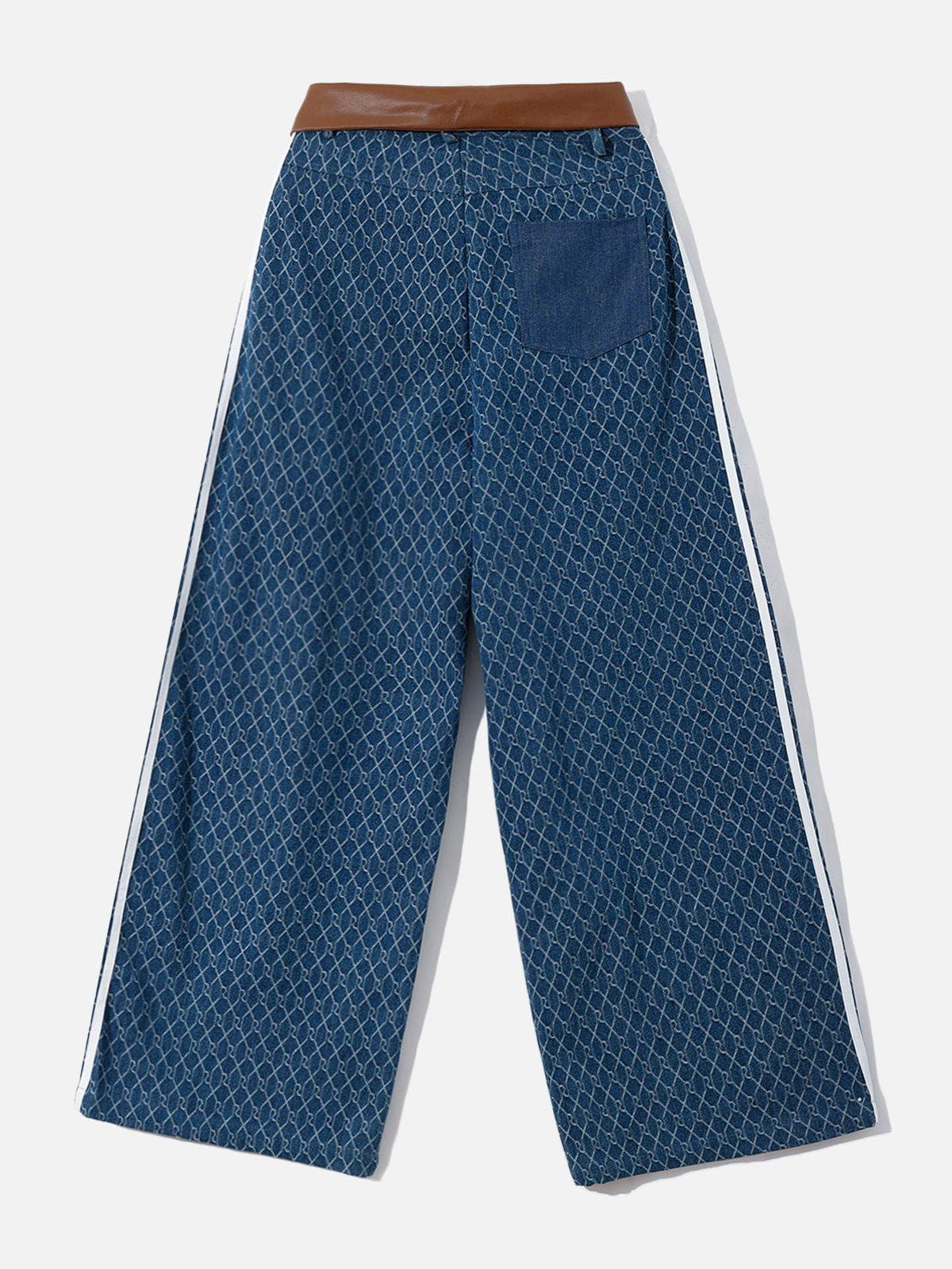 Denim Jacquard Baggy Jeans sold by Aelfric Eden product image thumbnail 3