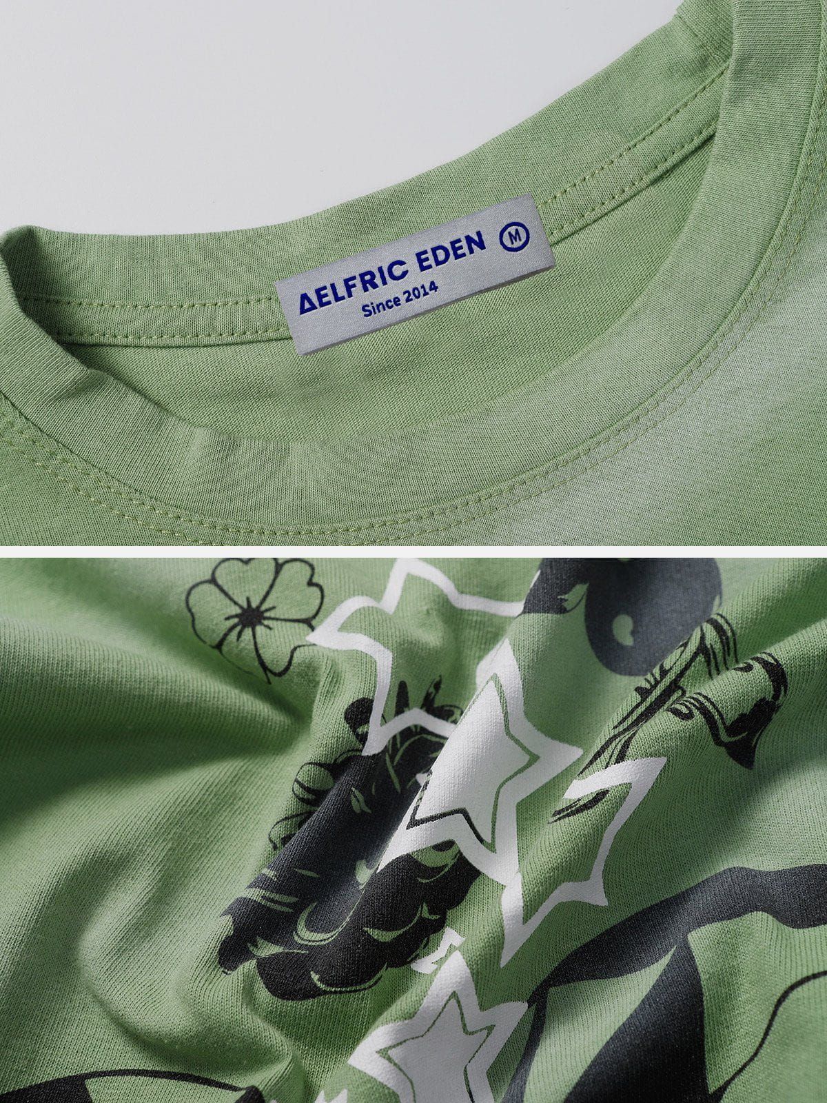 Aelfric Eden Love & Cat Pattern Tee sold by Aelfric Eden product image thumbnail 5