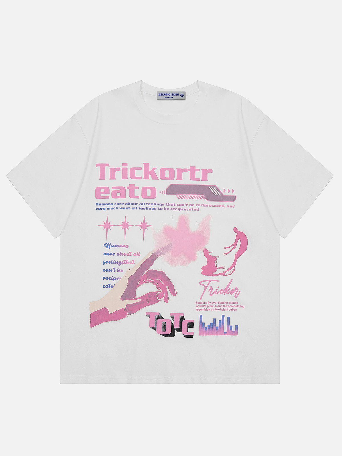 Aelfric Eden Creative Finger Star Print Tee sold by Aelfric Eden product image thumbnail 2