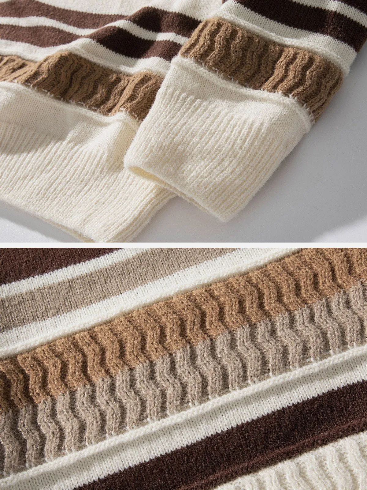 Aelfric Eden Stripe Color Blocking Sweater sold by Aelfric Eden product image thumbnail 5