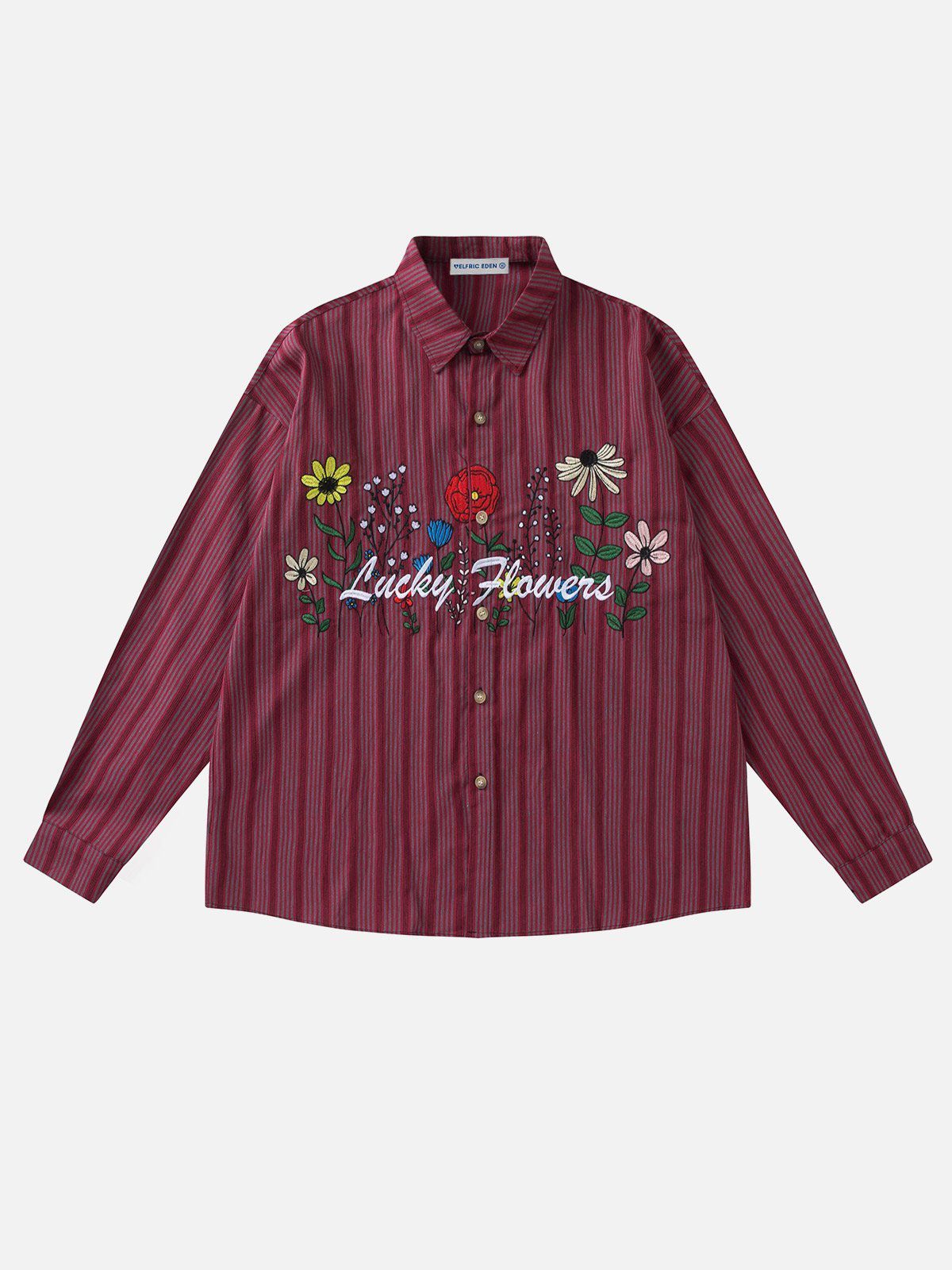 Aelfric Eden Floral Embroidered Long Sleeve Shirt sold by Aelfric Eden