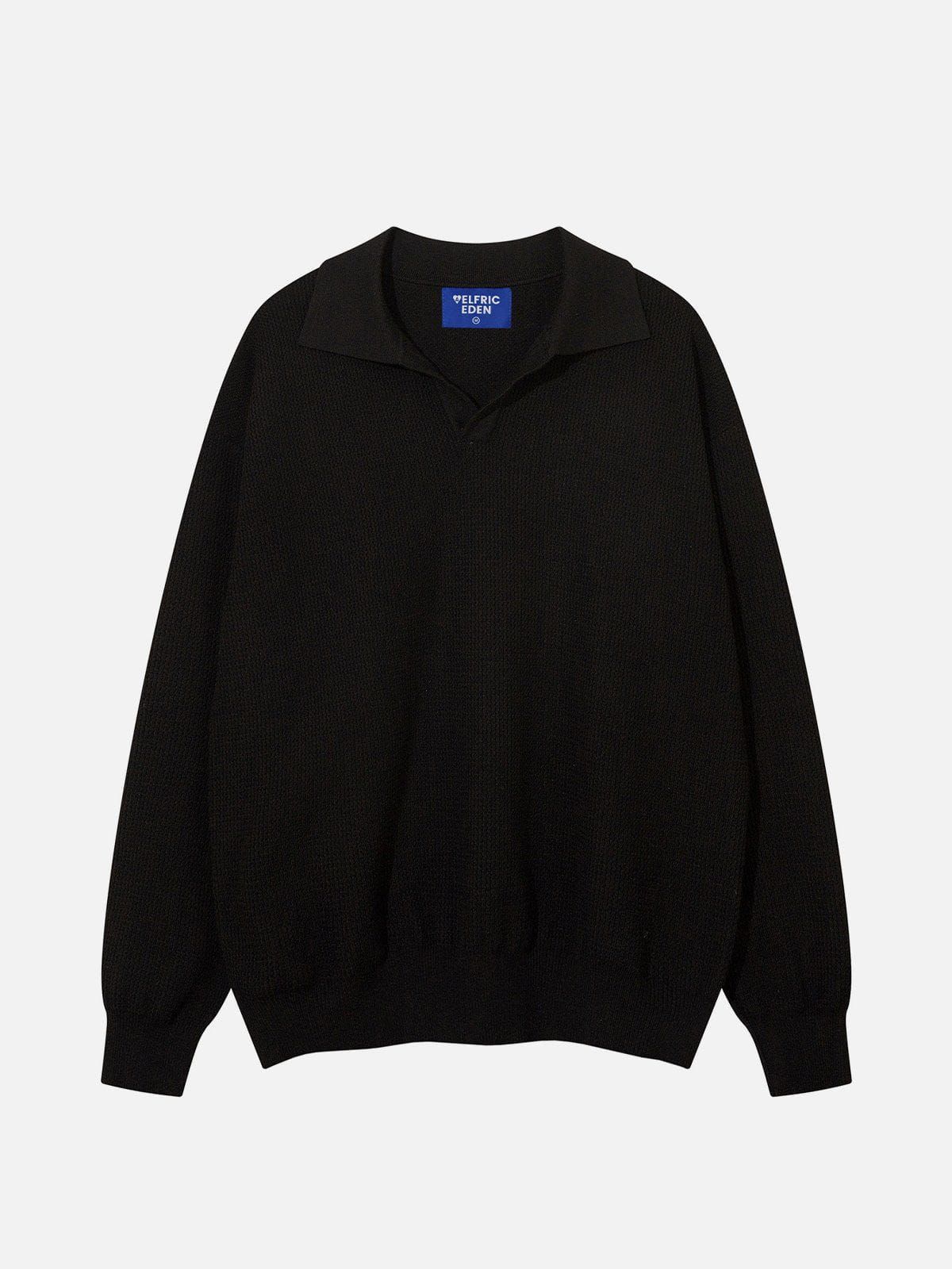 Aelfric Eden Lapel Simple Sweater sold by Aelfric Eden product image thumbnail 2
