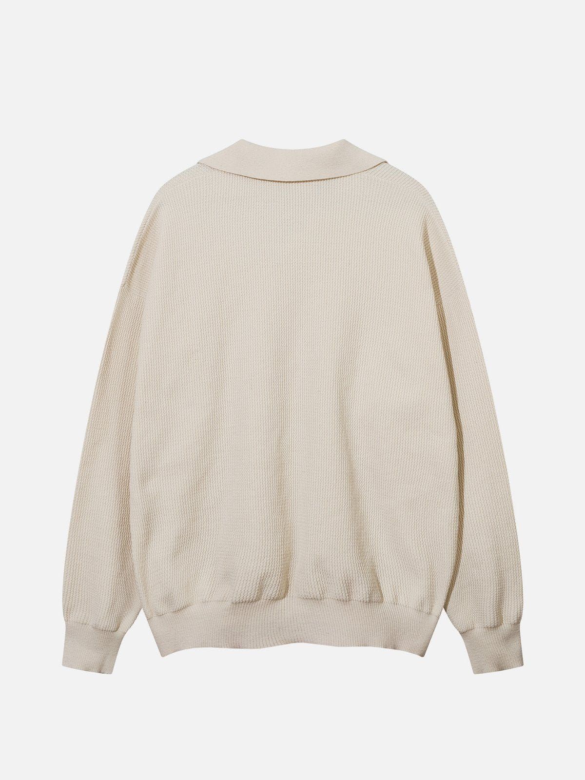Aelfric Eden Lapel Simple Sweater sold by Aelfric Eden product image thumbnail 3