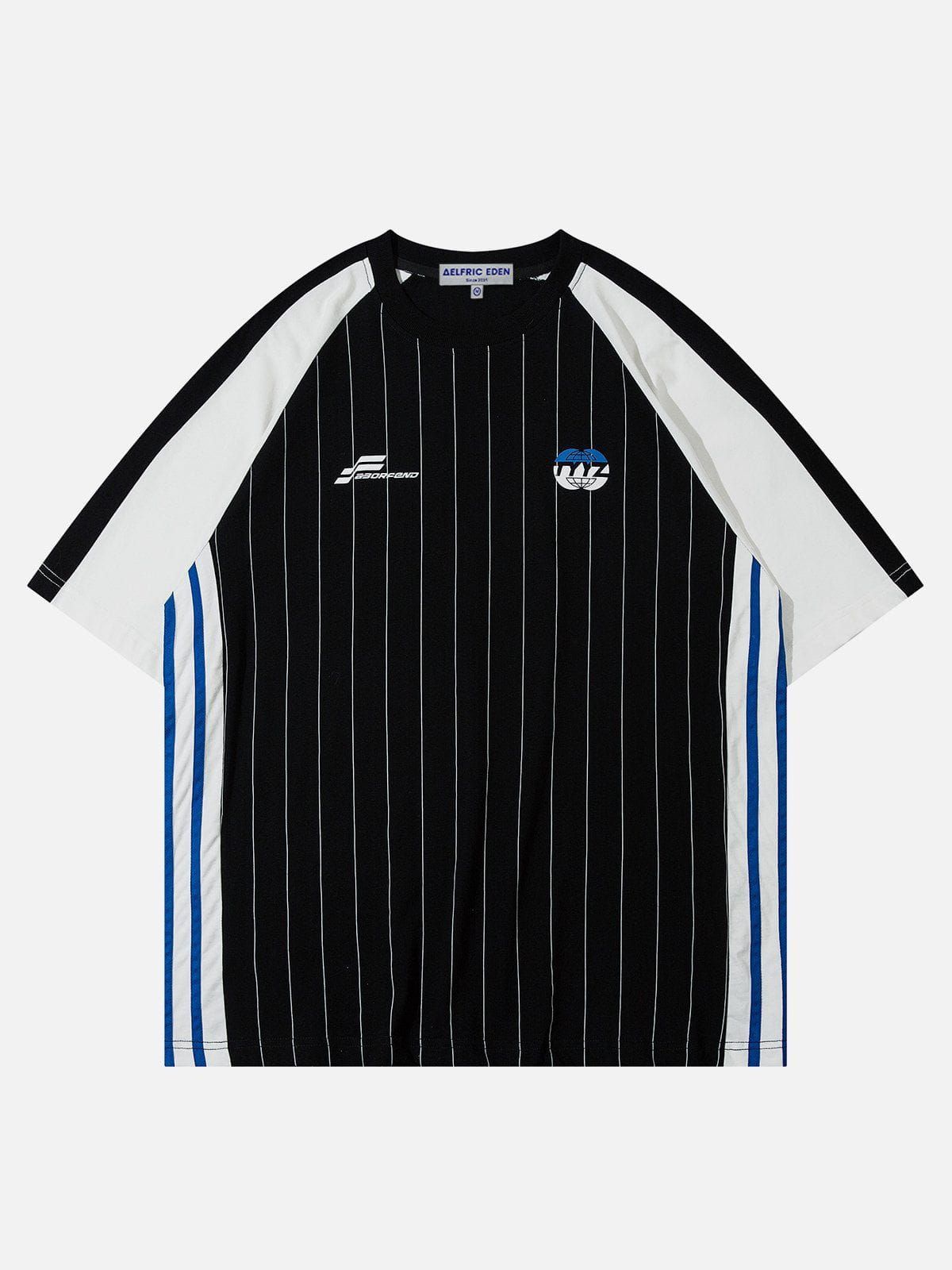 Aelfric Eden Stripe Contrast Speedway Tee sold by Aelfric Eden product image thumbnail 2