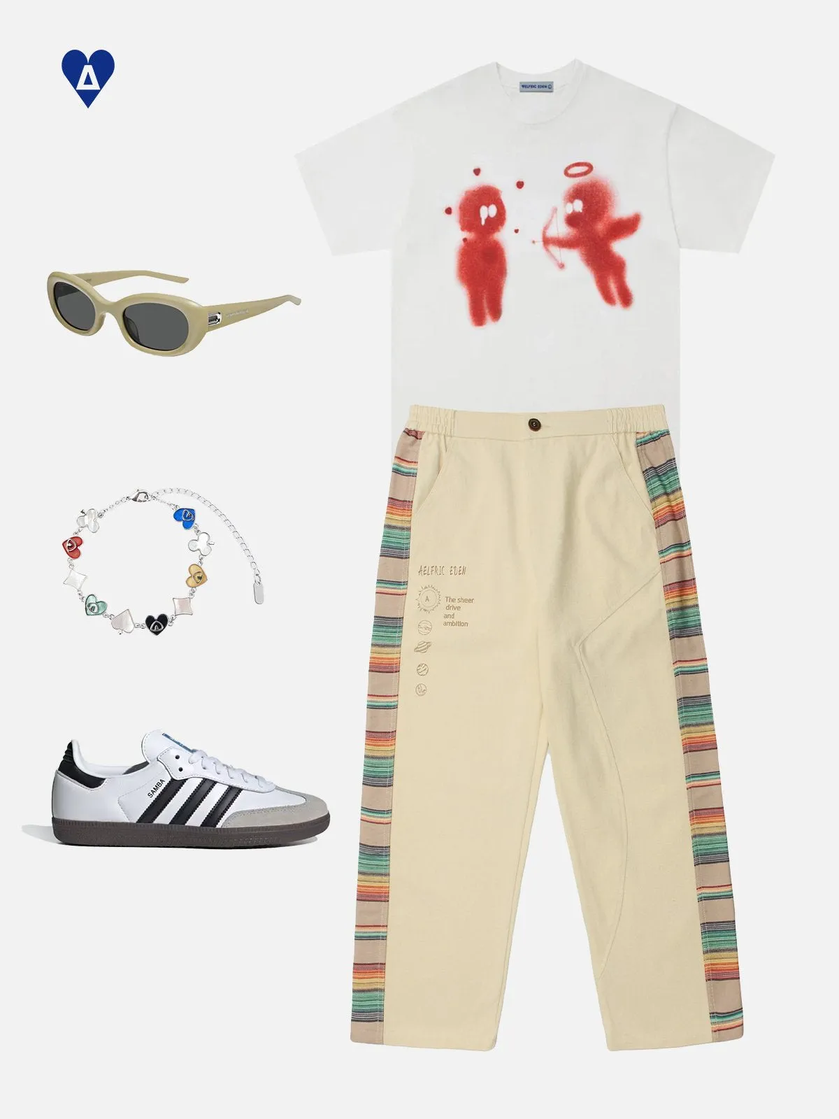 Aelfric Eden Rainbow Stripe Pants sold by Aelfric Eden product image thumbnail 3