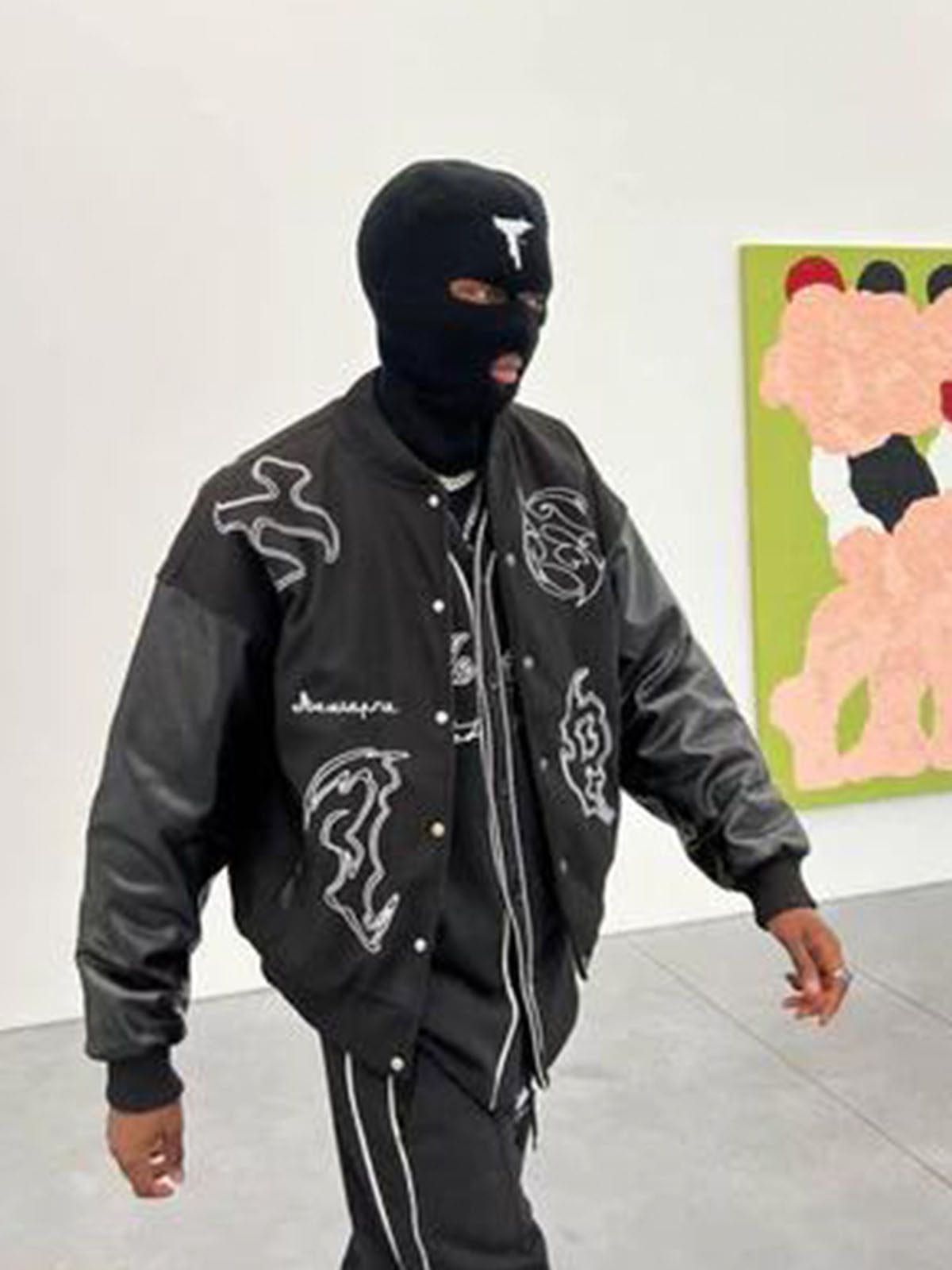 Aelfric Eden Flame Embroidery Varsity Jacket sold by Aelfric Eden