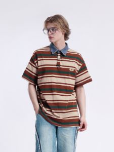 Aelfric Eden Stripe Vintage Polo Tee sold by Aelfric Eden