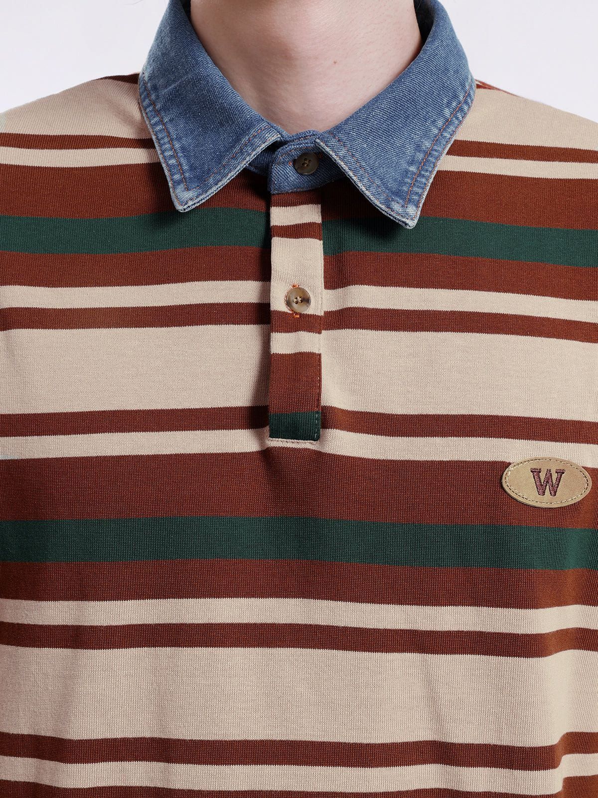 Aelfric Eden Stripe Vintage Polo Tee sold by Aelfric Eden product image thumbnail 4