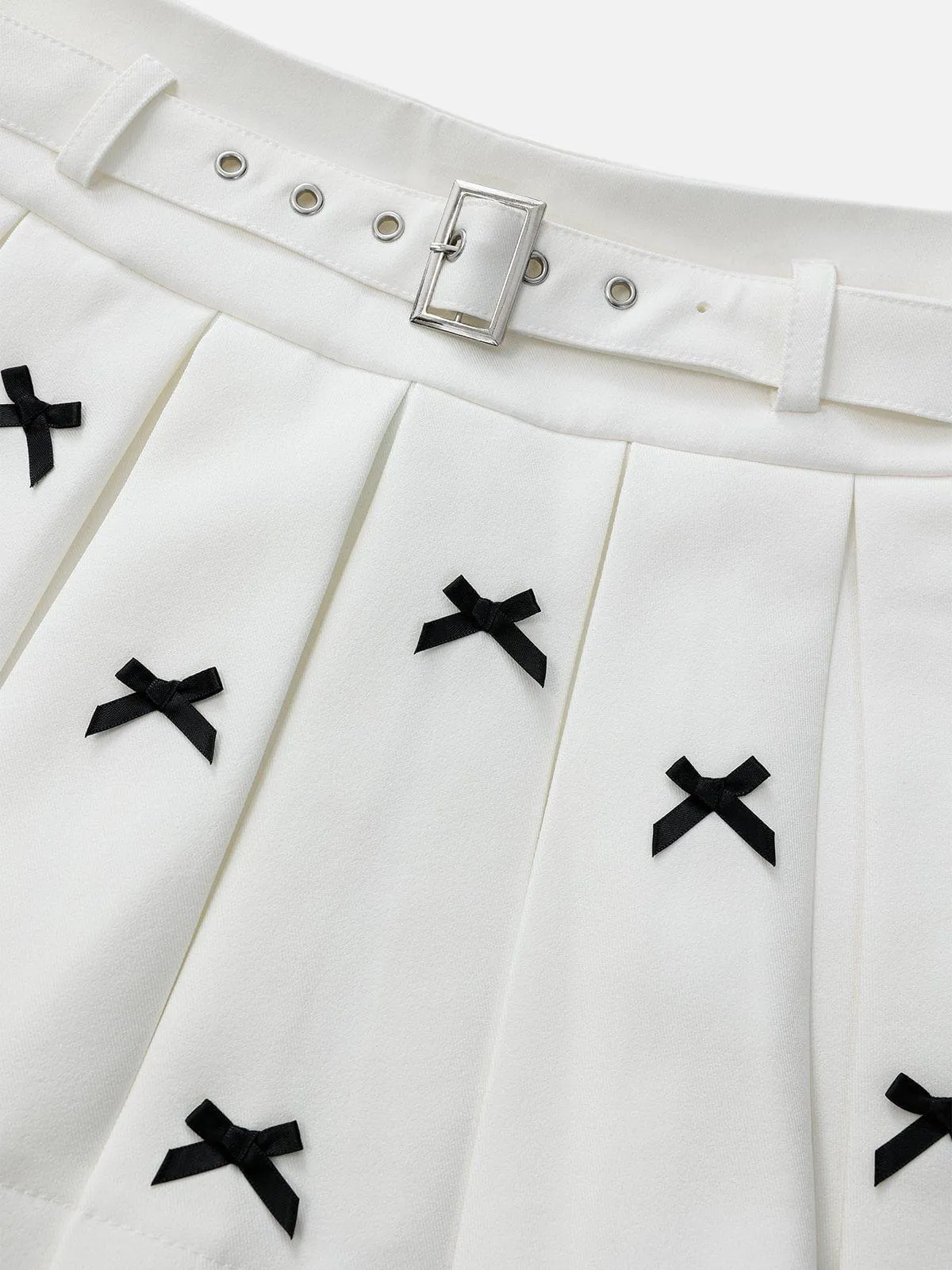 Aelfric Eden Bow Wrinkle Belt Skirt sold by Aelfric Eden product image thumbnail 4