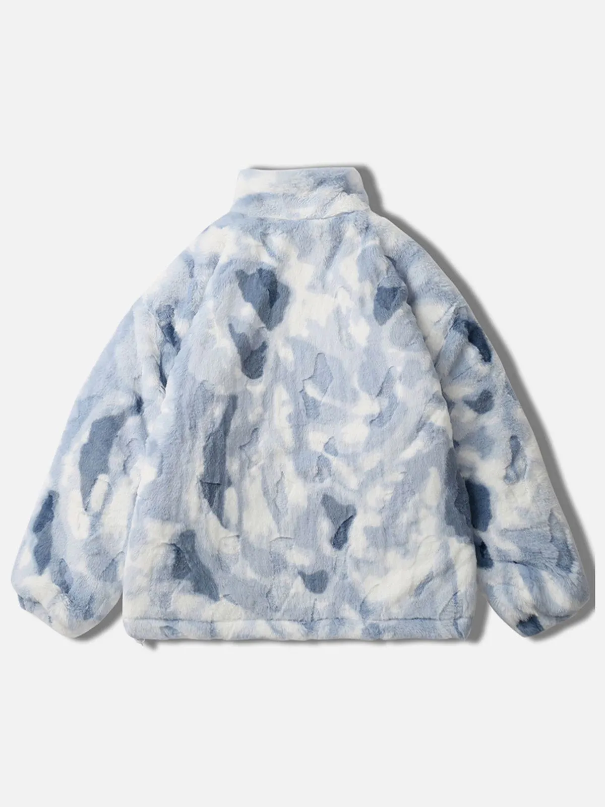 Aelfric Eden Tie-dye Heart Sherpa Coat sold by Aelfric Eden product image thumbnail 4