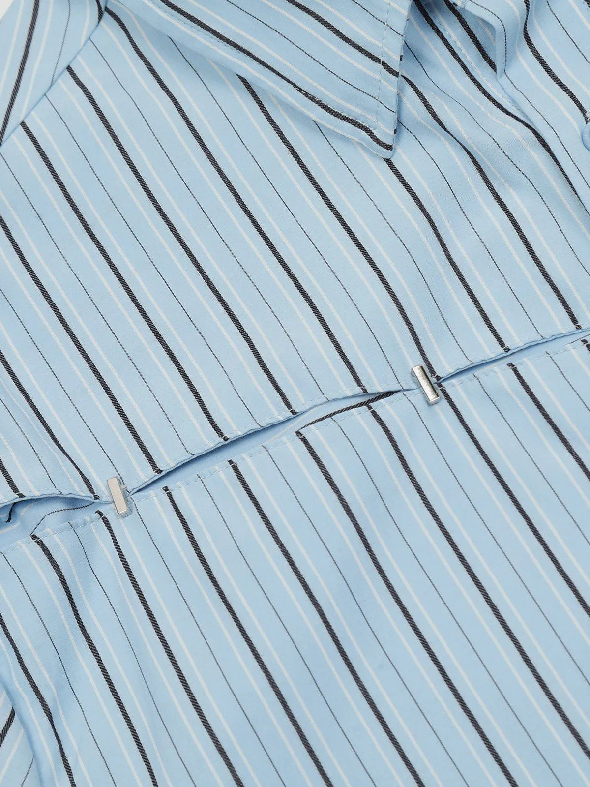 Aelfric Eden Stripe Cut-Out Long Sleeve Shirt sold by Aelfric Eden product image thumbnail 3