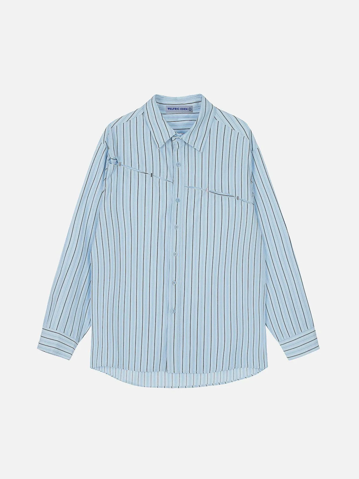 Aelfric Eden Stripe Cut-Out Long Sleeve Shirt sold by Aelfric Eden