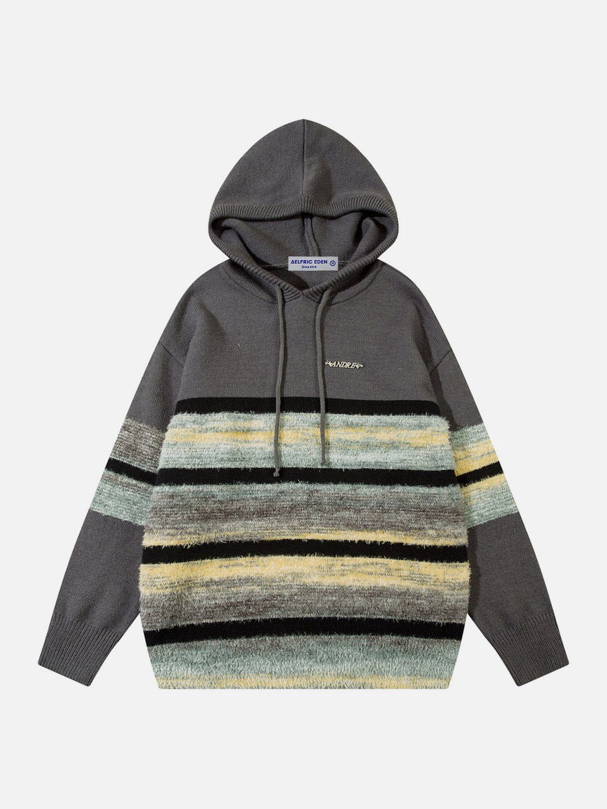 Aelfric Eden Stripe Knit Hoodie sold by Aelfric Eden product image thumbnail 2