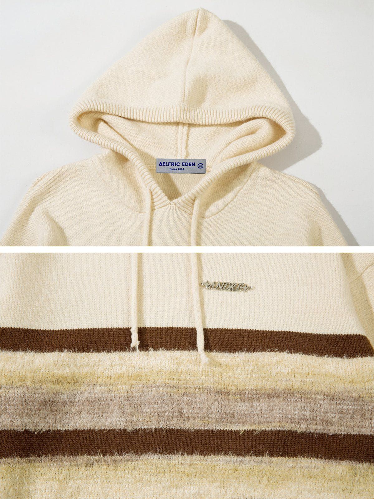 Aelfric Eden Stripe Knit Hoodie sold by Aelfric Eden product image thumbnail 5