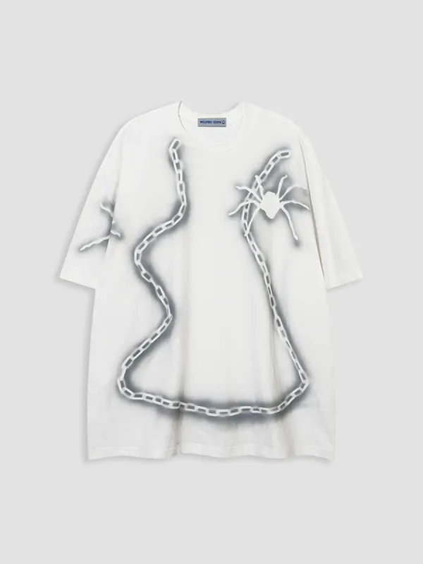 Aelfric Eden Chain Spider Print Tee sold by Aelfric Eden