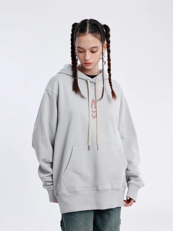 City of Love Hotfix Rhinestones Logo Hoodie sold by Aelfric Eden