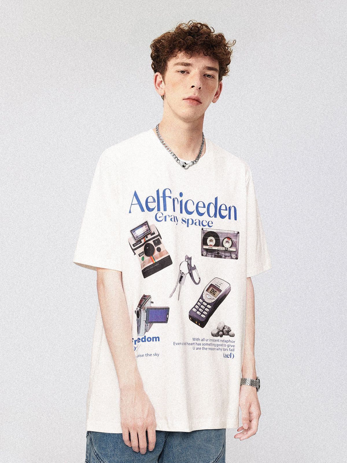 Aelfric Eden Retro Electronic Equipment Print Tee sold by Aelfric Eden product image thumbnail 4