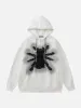 Aelfric Eden Applique Embroidery Spider Hoodie sold by Aelfric Eden