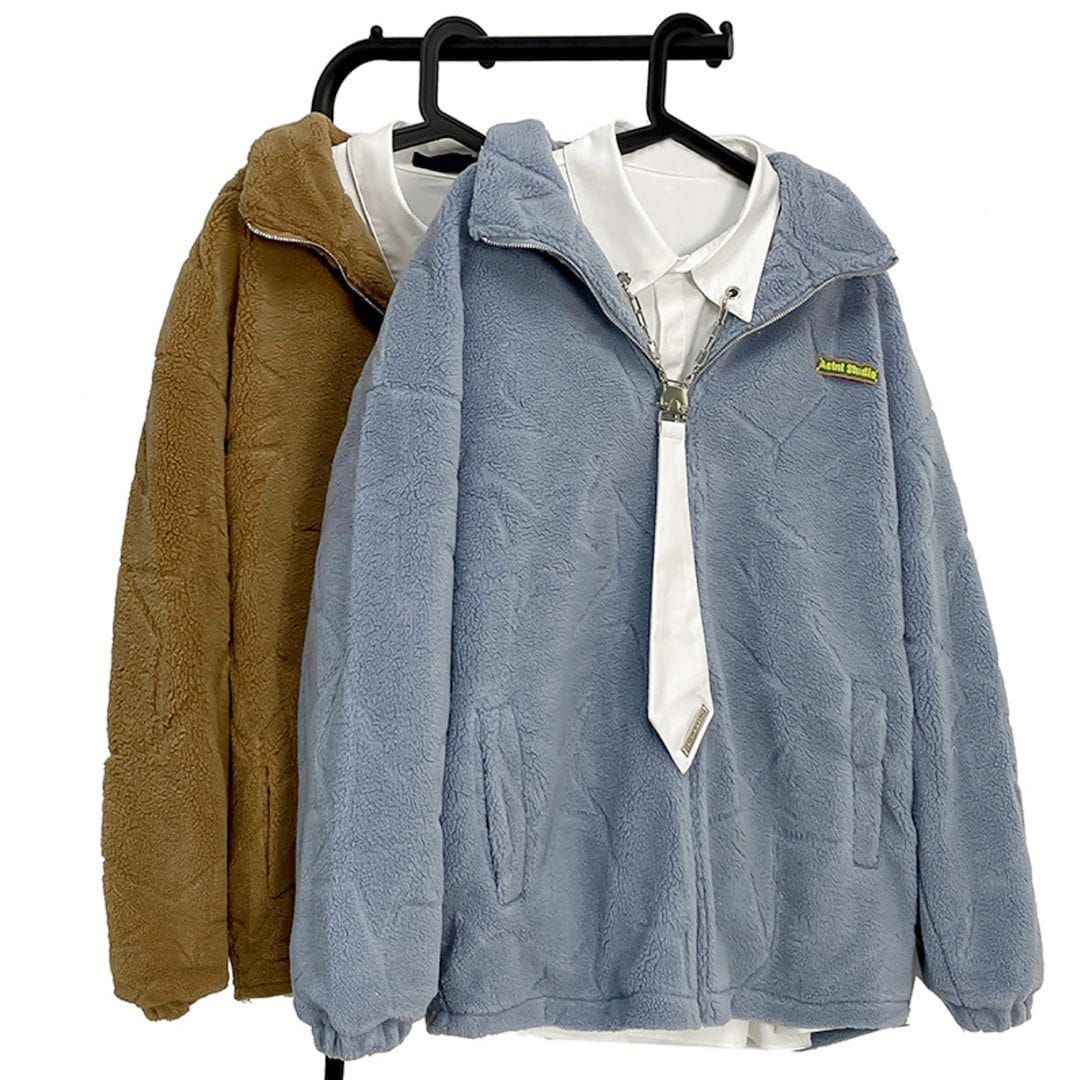 Aelfric Eden Solid Suede Winter Coat sold by Aelfric Eden product image thumbnail 3