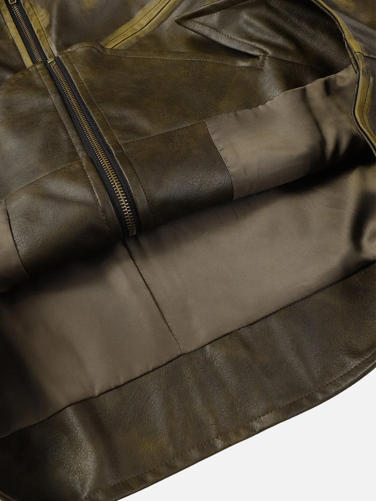 Aelfric Eden Stripe Faux Leather Jacket sold by Aelfric Eden product image thumbnail 5