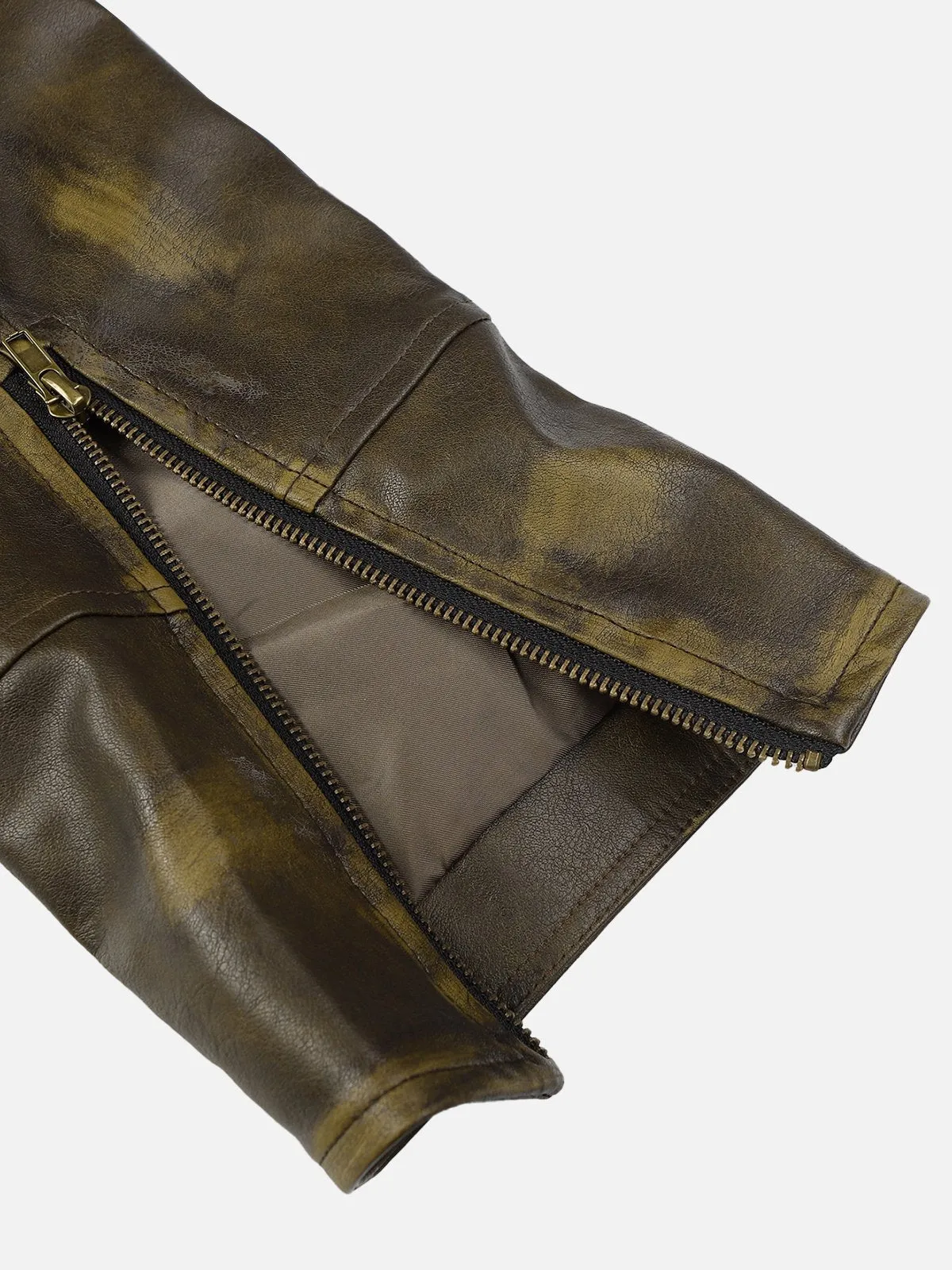 Aelfric Eden Stripe Faux Leather Jacket sold by Aelfric Eden product image thumbnail 3