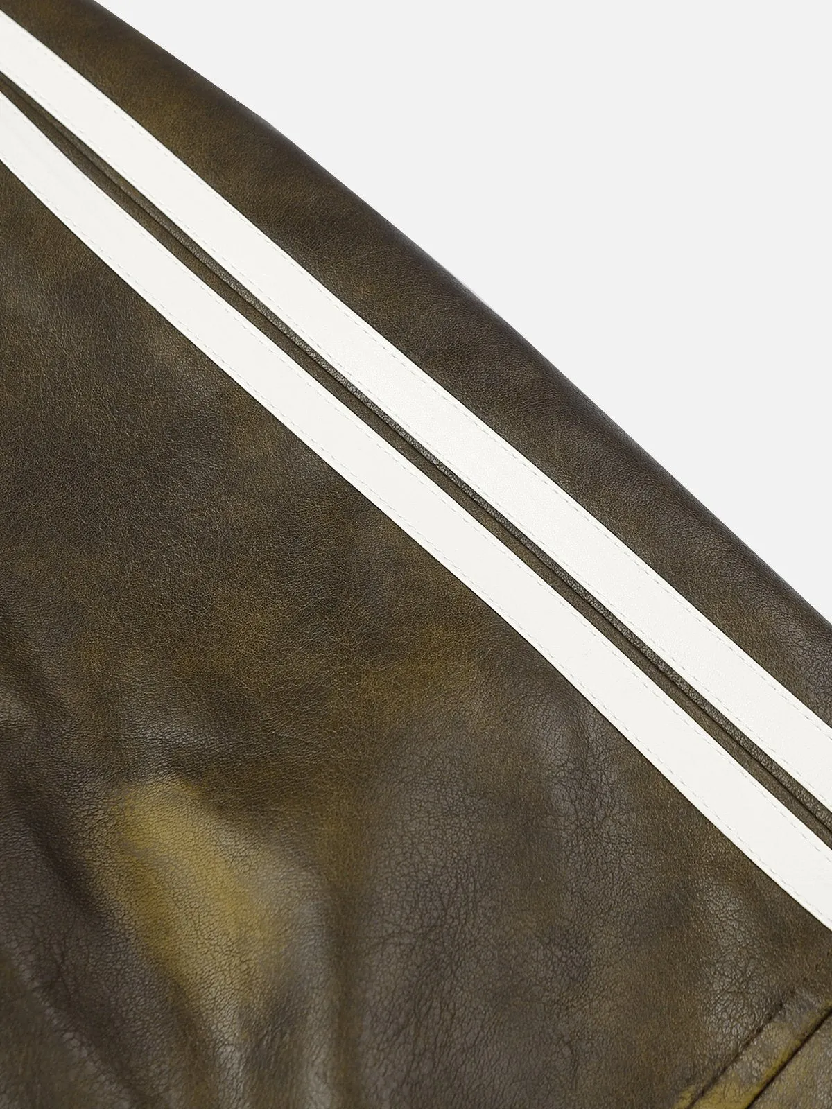 Aelfric Eden Stripe Faux Leather Jacket sold by Aelfric Eden product image thumbnail 4