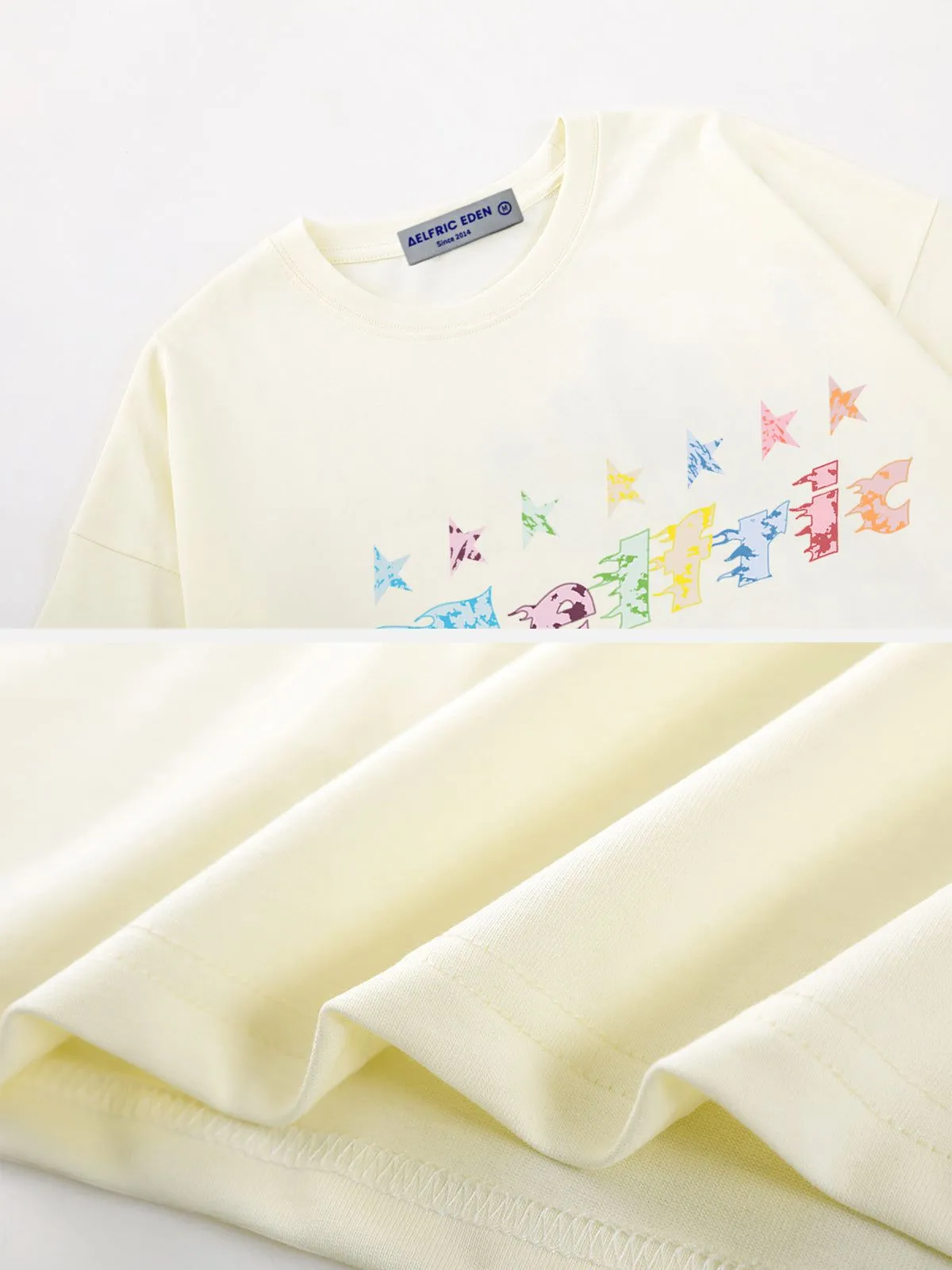 Aelfric Eden Colorful Meteor Embroidery Tee sold by Aelfric Eden product image thumbnail 3