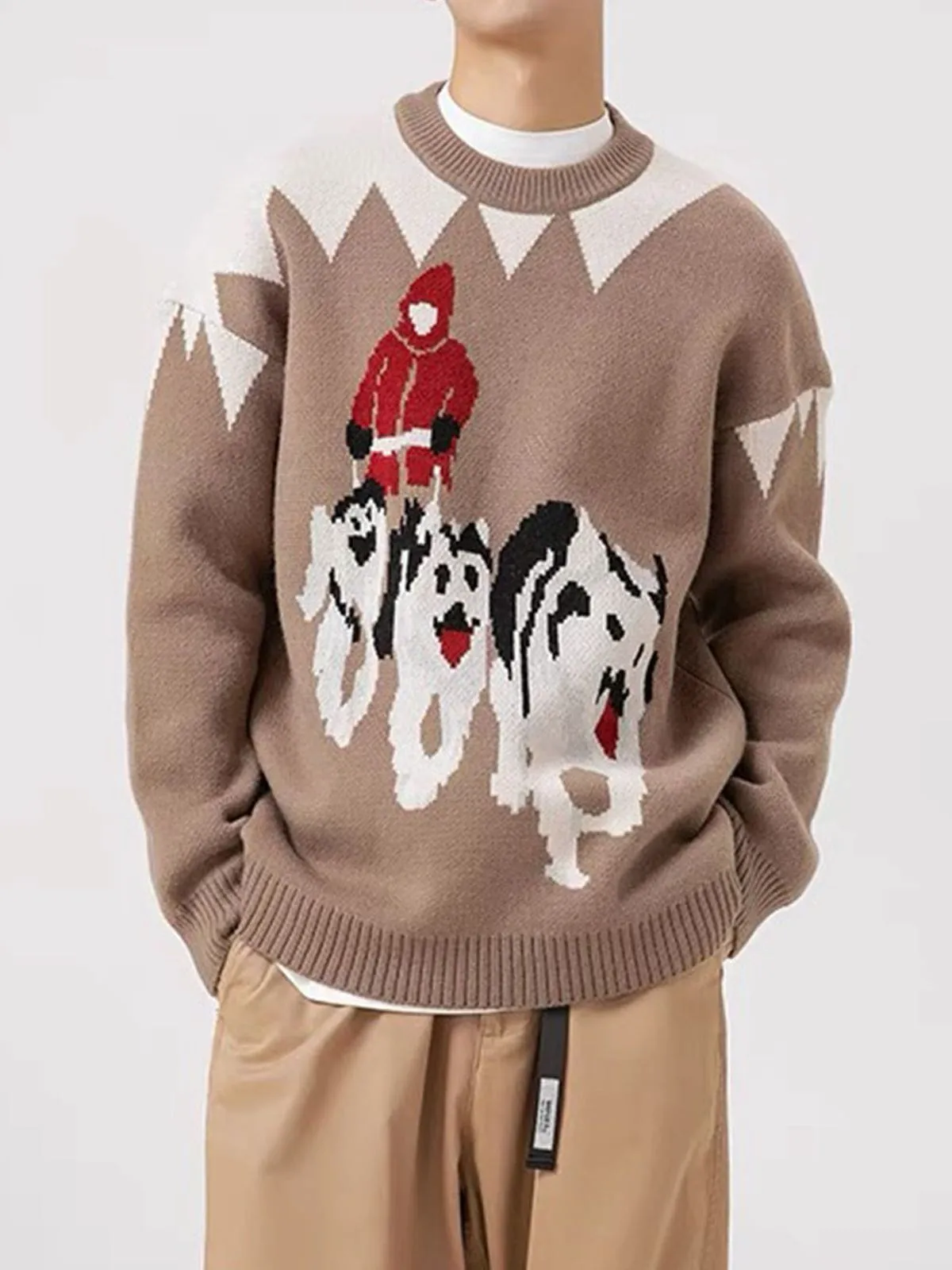 Aelfric Eden Sled Dogs Jacquard Sweater sold by Aelfric Eden product image thumbnail 2