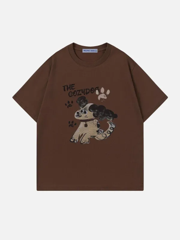 Aelfric Eden Cute Dog Graphic Tee sold by Aelfric Eden