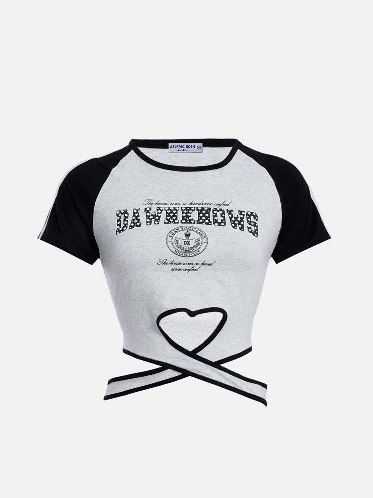 Cross Heart Hem Tee sold by Aelfric Eden