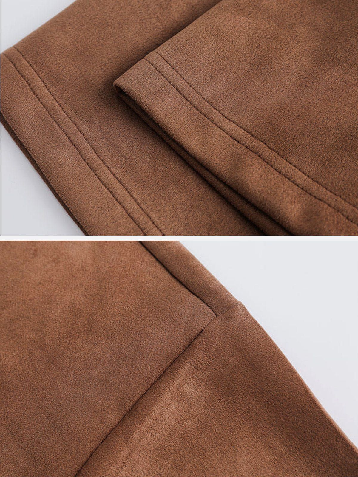 Aelfric Eden Solid Slant Pocket Suede Tee sold by Aelfric Eden product image thumbnail 7