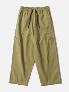 Aelfric Eden Solid Color Casual Baggy Pants sold by Aelfric Eden