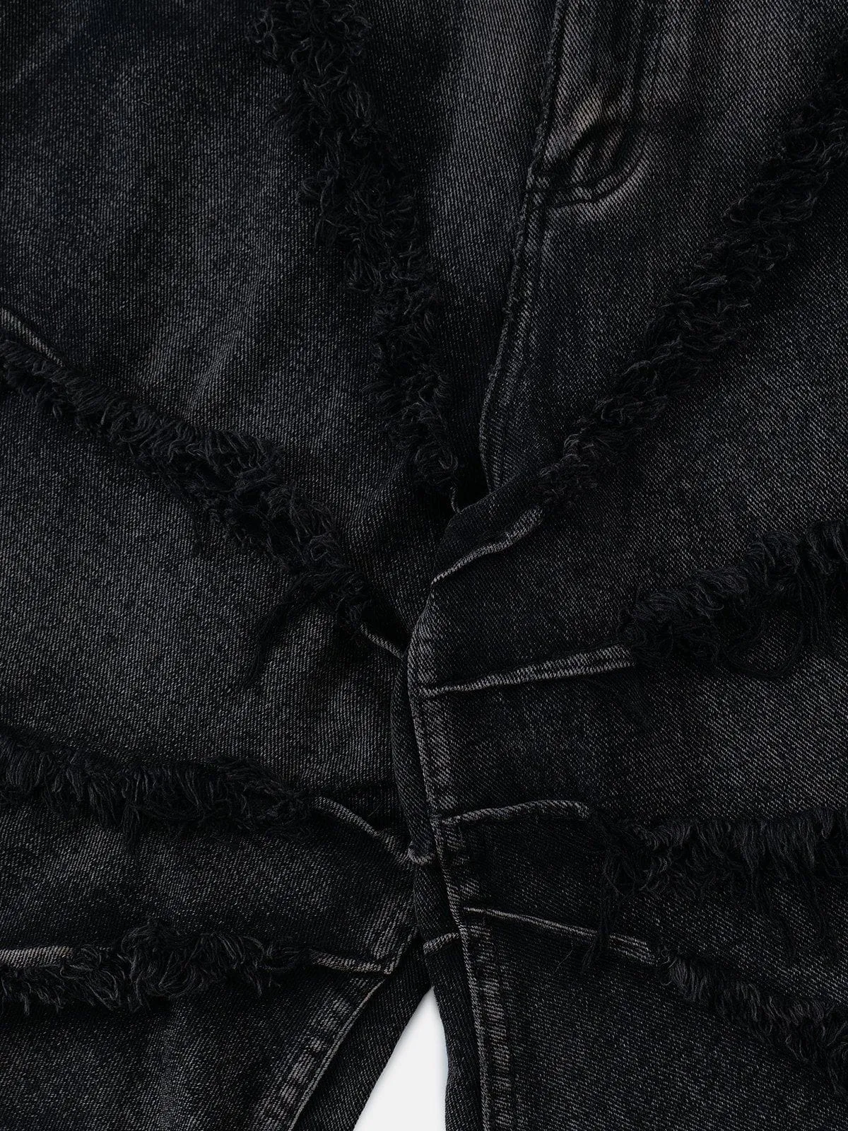 Aelfric Eden Fringe Patchwork Jorts sold by Aelfric Eden product image thumbnail 3